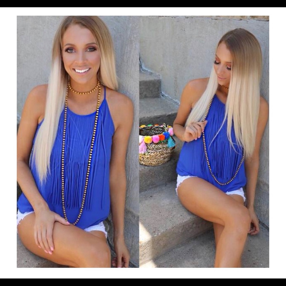Fringe tank top